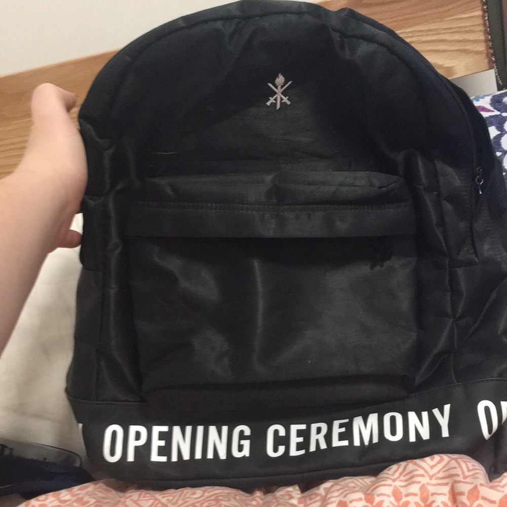 Opening Ceremony Black Backpack